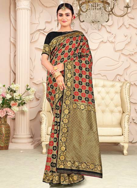 1012 Santraj New Festivel wear Latest Saree Collection 1012-Black